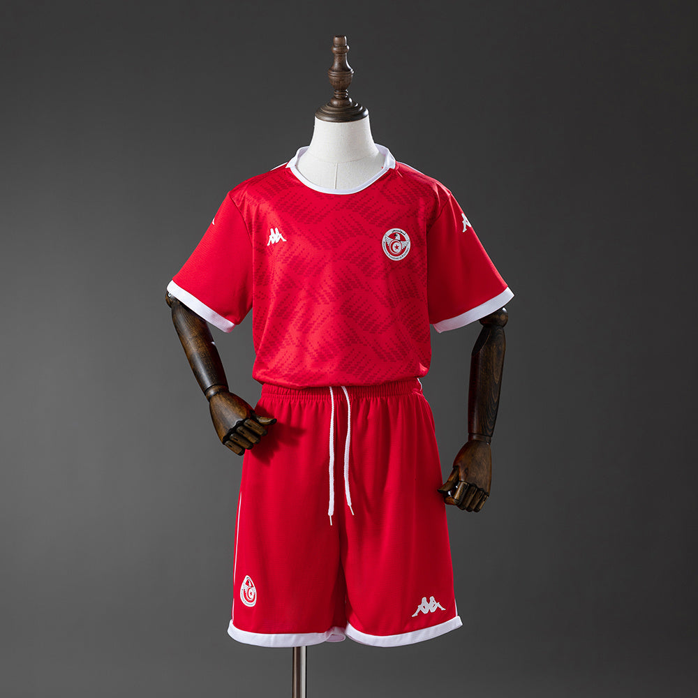 Tunisia Casa 2026 - Bambino (pantaloncini inclusi)