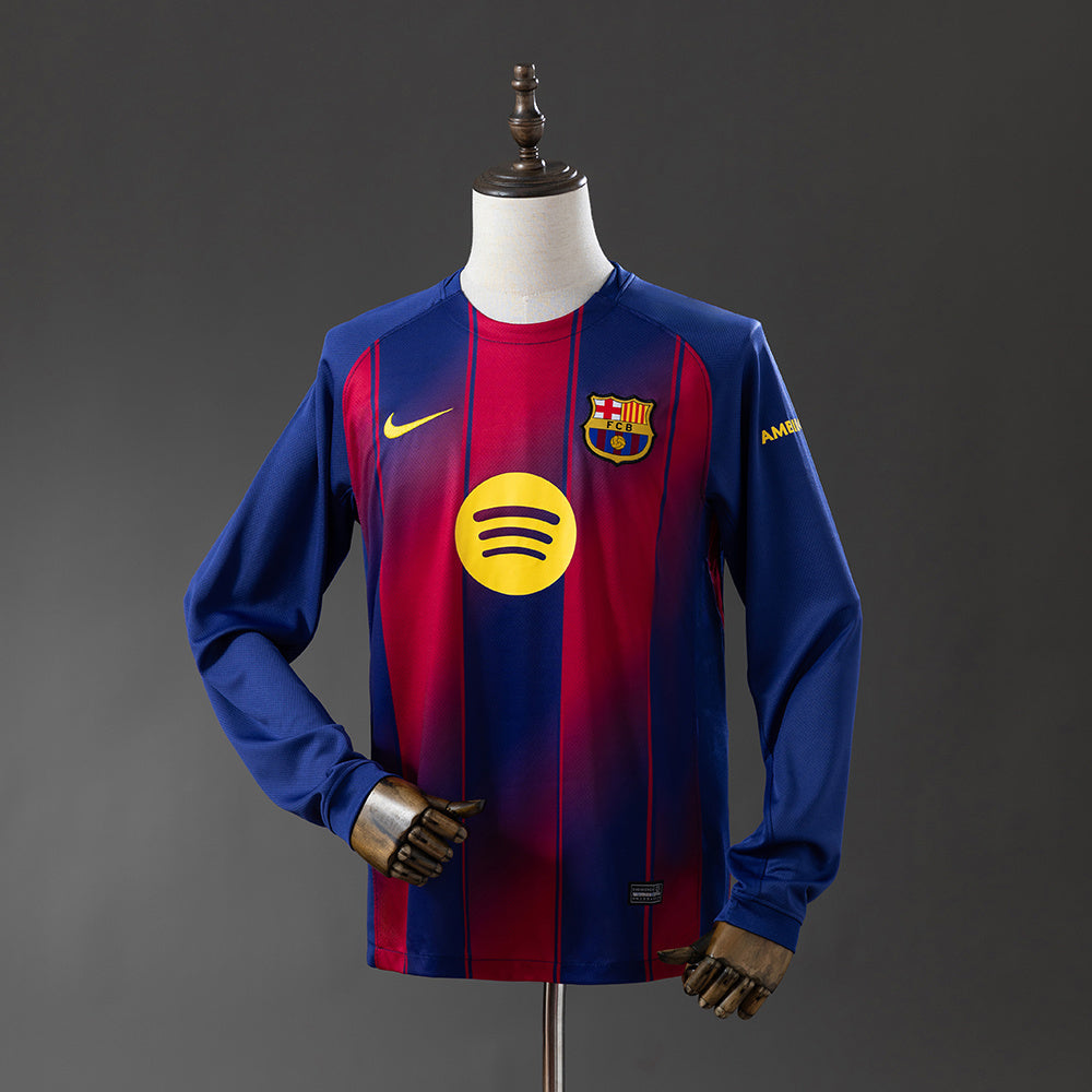 Barcelona Casa 25/26 - Maniche lunghe