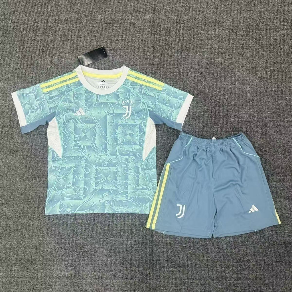 Juventus Trasferta 25/26 - Bambino (pantaloncini inclusi)