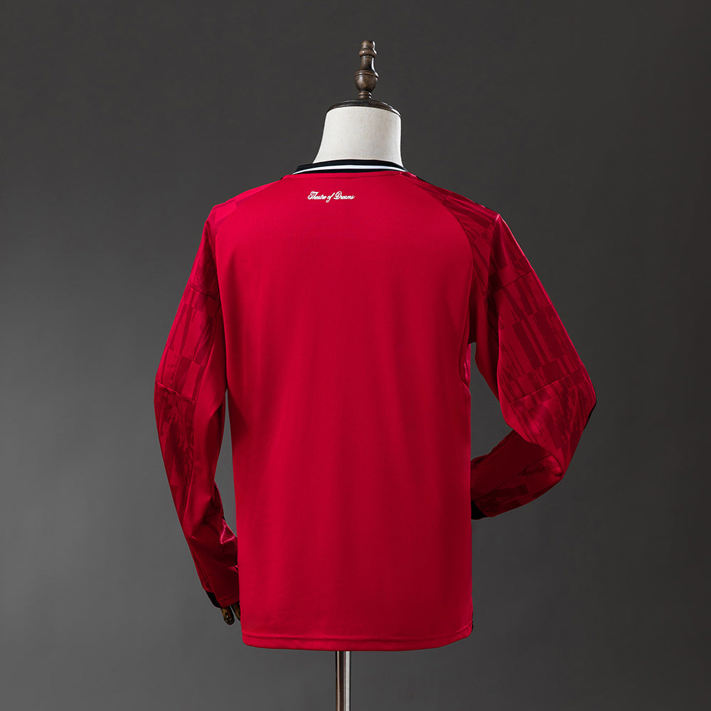 Manchester United Casa 25/26 - Maniche lunghe
