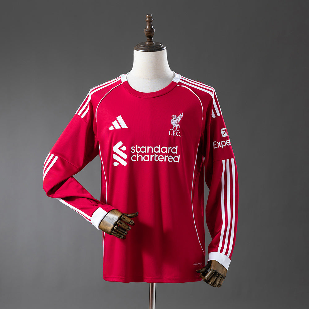 Liverpool Casa 25/26 - Maniche lunghe